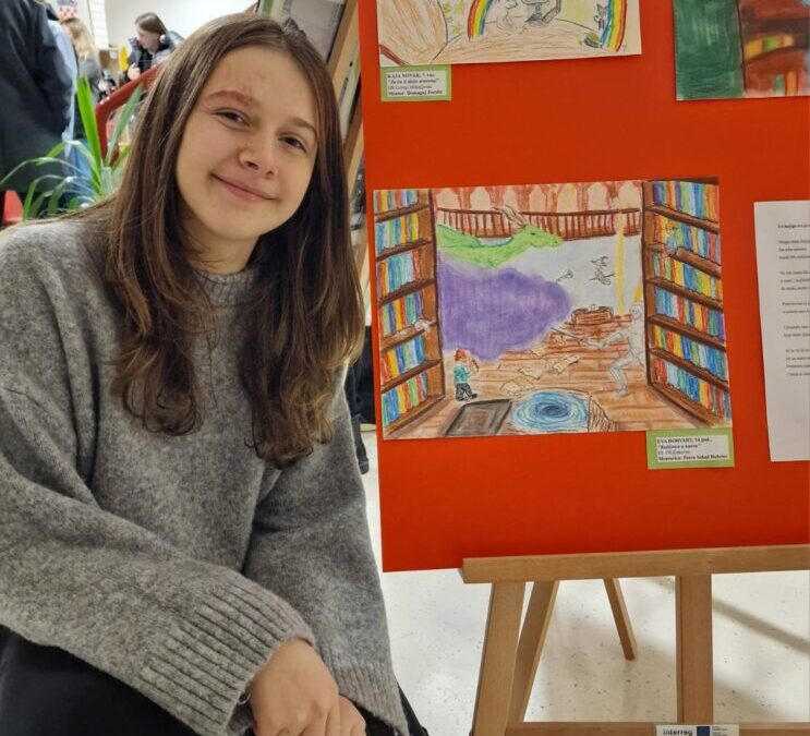 Likovni natječaj “Tihi junaci među policama-knjižnice i knjižničarke u našem svijetu”