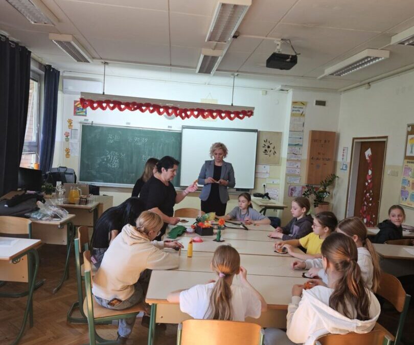 Zajednička likovno-kreativna radionica spojila kreativnost i suradnju učenika III. OŠ Čakovec i Gospodarske škole Čakovec