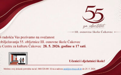 55 za identitet – III. osnovna škola Čakovec